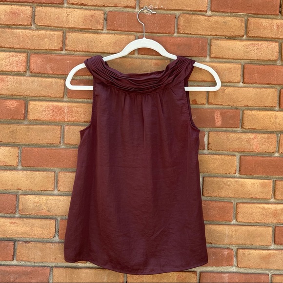 Loft Small Petite Maroon Tank - Picture 5 of 7